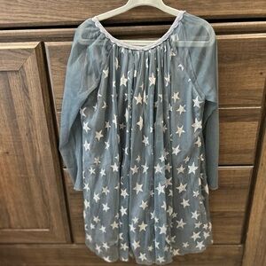 Stella McCartney Starry Blue Mesh Dress